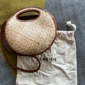 Bembien Kora Rattan & Leather Bag